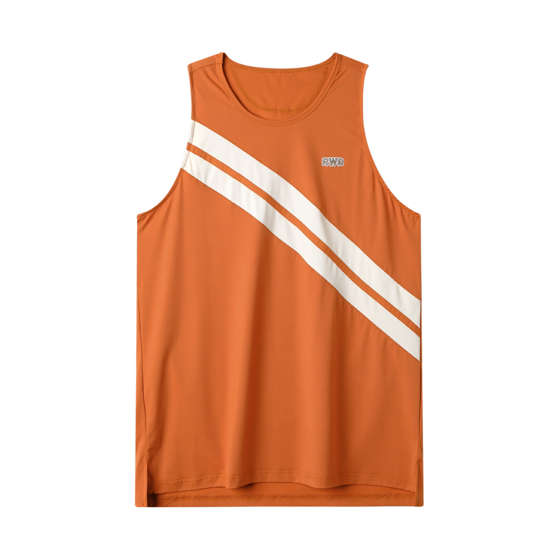 [KREAM 단독, 프리오더] 런위더 클래식 라인 싱글렛 오렌지([KREAM 단독, 프리오더] runwhither Classic Line Singlet Orange)