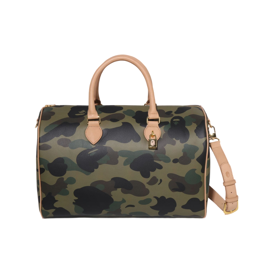 - BAPE 1st Camo Boston Bag Green