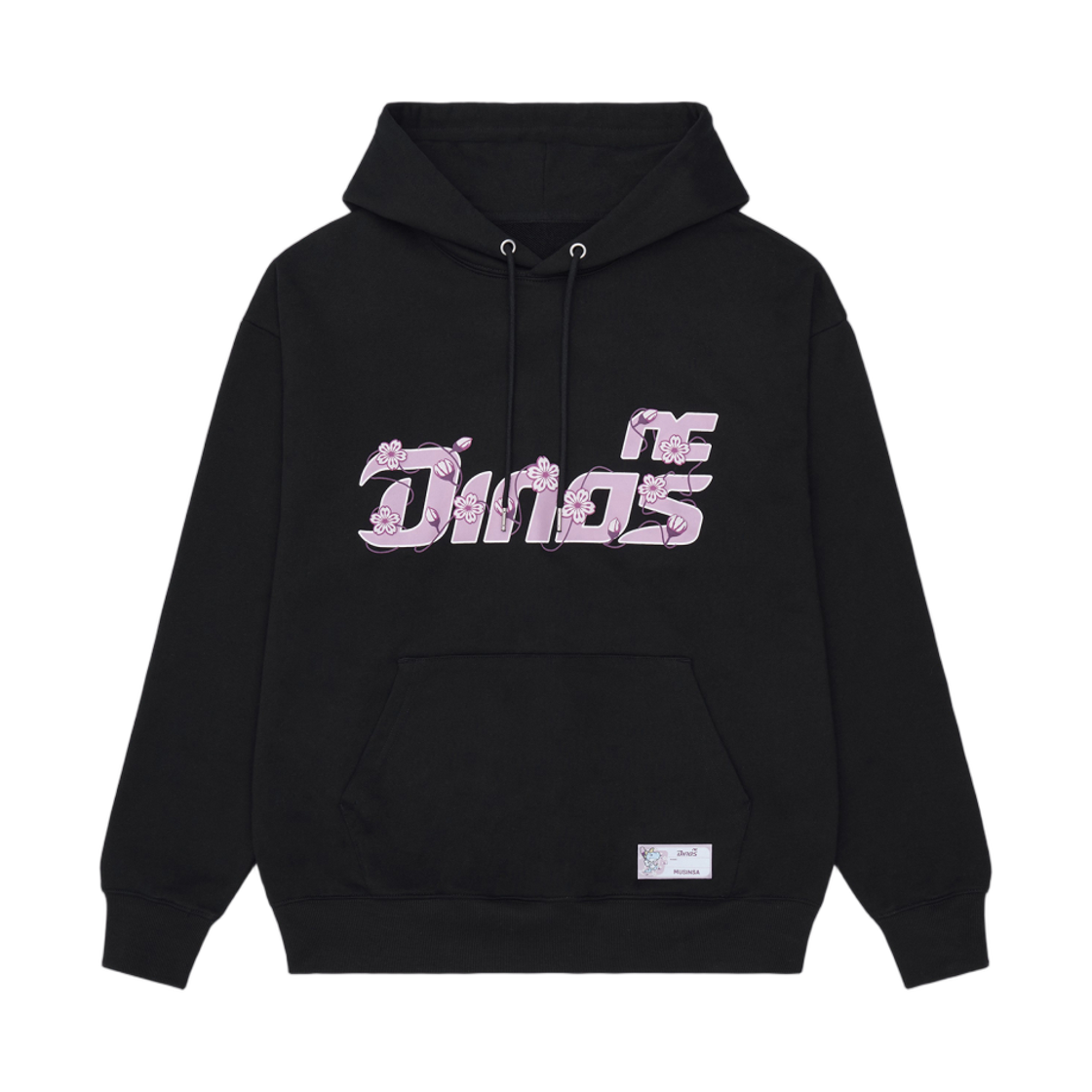 NC 다이노스 26 벚꽃 후드 블랙(NC Dinos 26 Cherry Blossom Hoodie Black)
