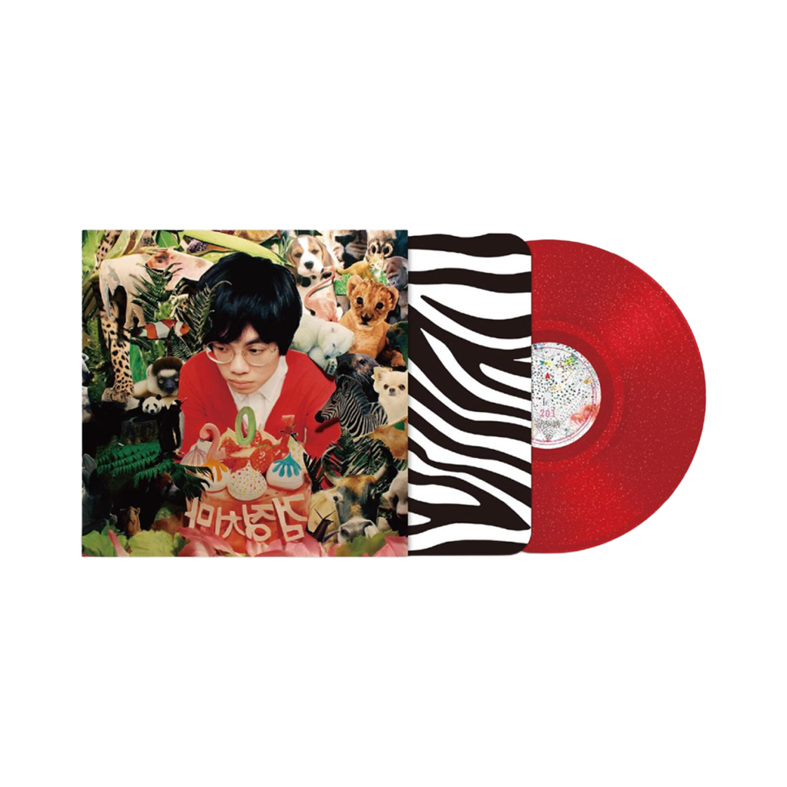 검정치마 정규 1집 201 LP 레드 글리터(The Black Skirts 1st Album 201 LP Red Glitter)