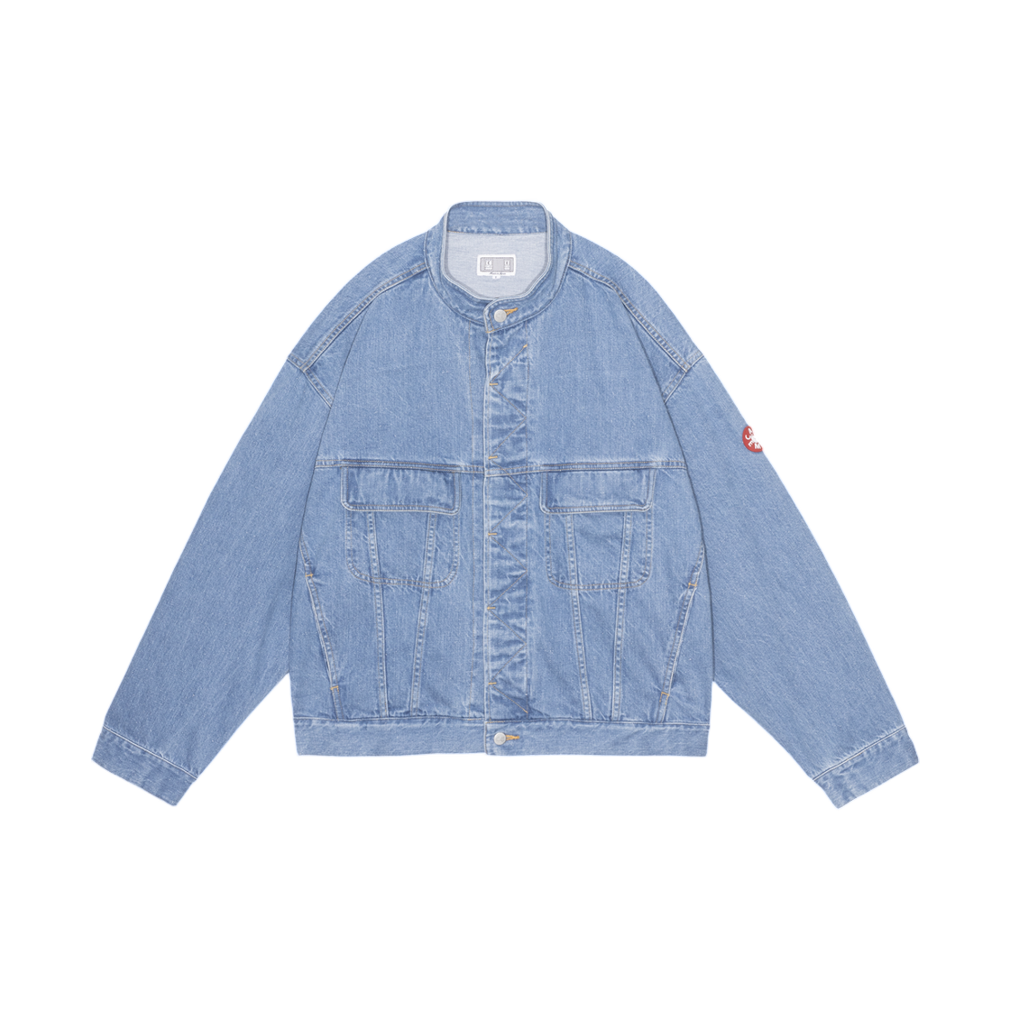카브엠트 워시드 넵 데님 트러커 자켓 블루 - 26SS(Cav Empt Washed Nep Denim Trucker Jacket Blue - 26SS)