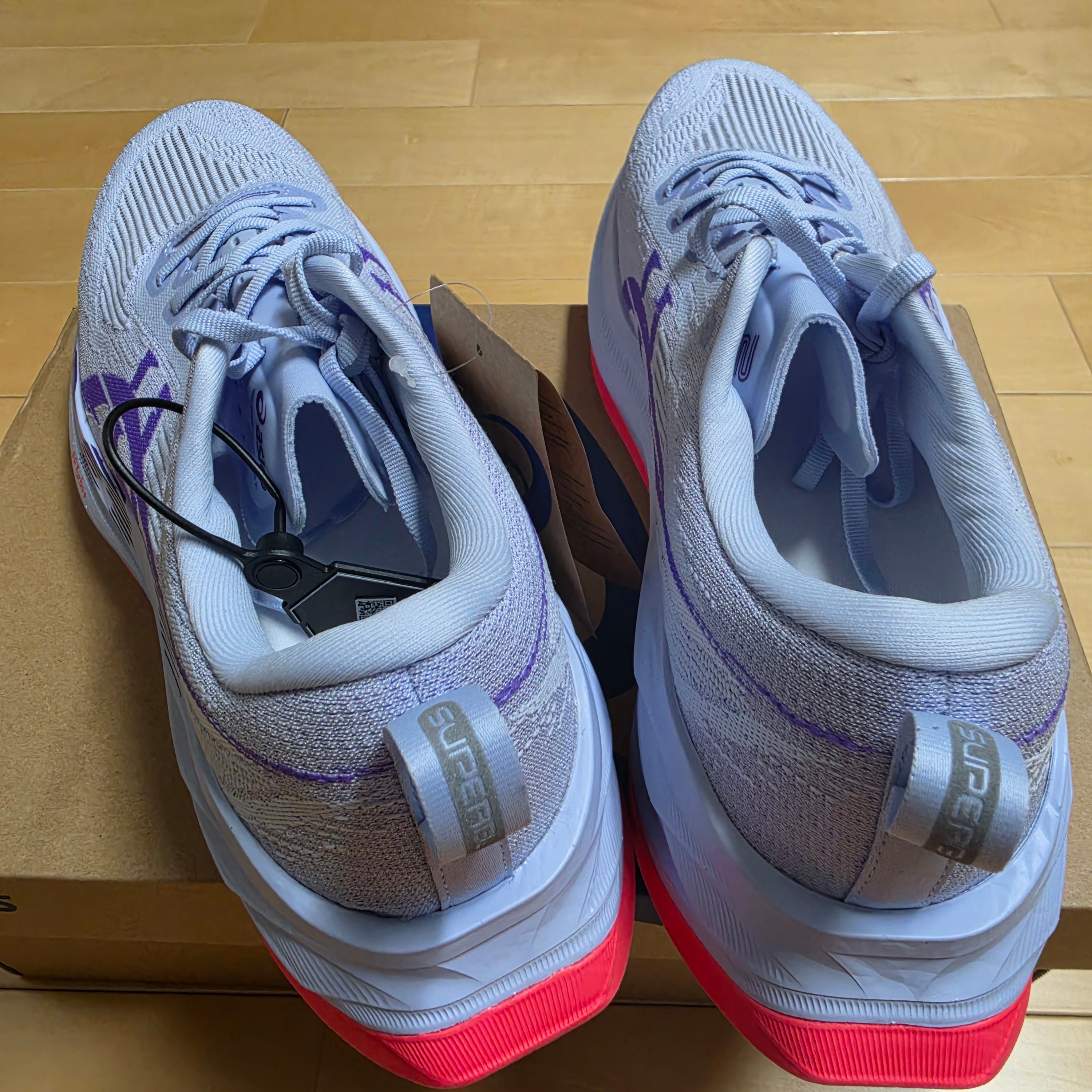 Asics Superblast 2 Blue Fade Edo Purple 착용 스타일 - 3
