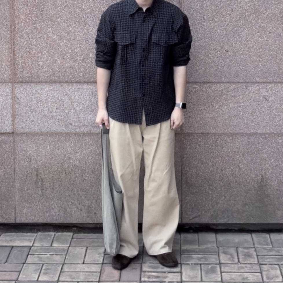 Pemont Dress Dark brown, PERENN Washed Cotton Shoulder Bag Sage 착용 스타일 - 1