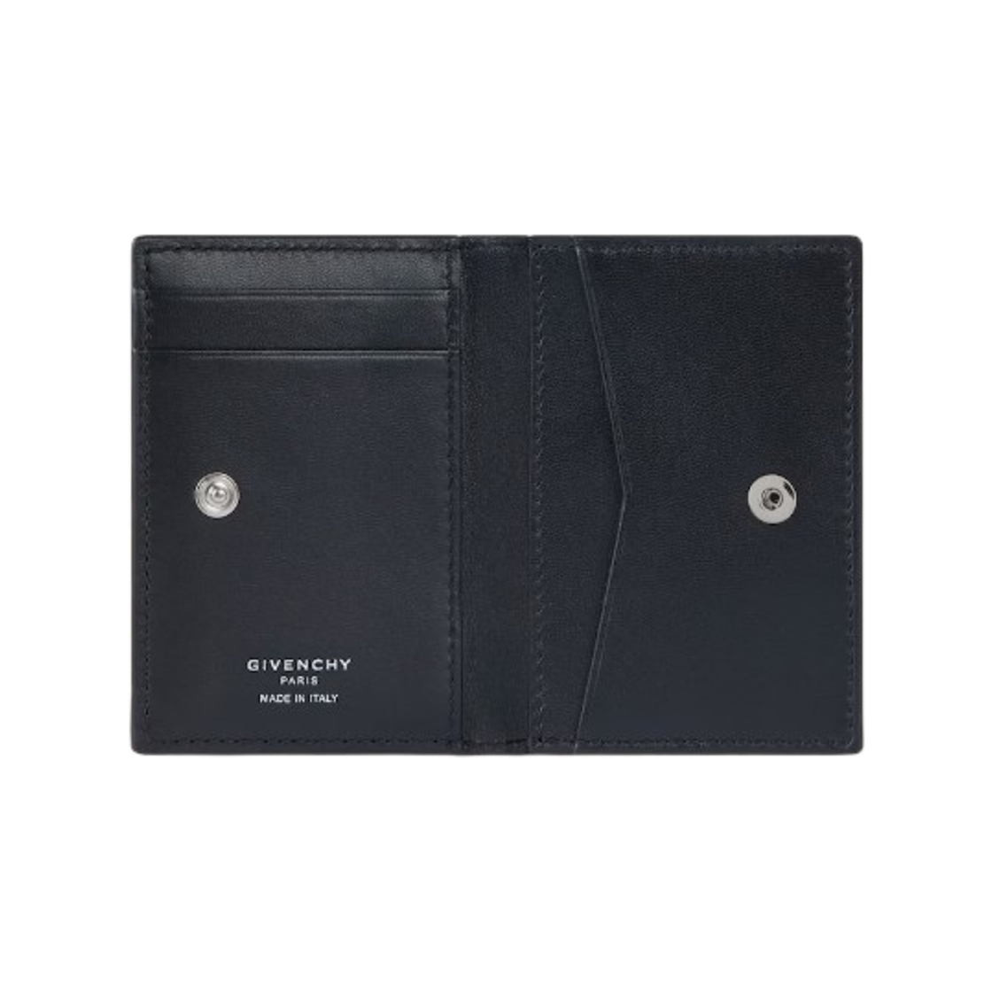 지방시 레더 안티고나 스탬프 플랩 카드 홀더 블랙(Givenchy Leather Antigona Stamped Flap Card Holder Black) - 3