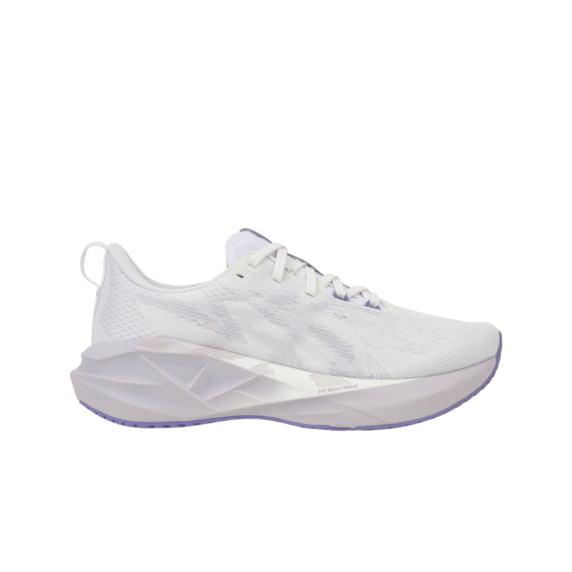 (W) 아식스 노바블라스트 5 화이트 라일락 힌트((W) Asics Novablast 5 White Lilac Hint)