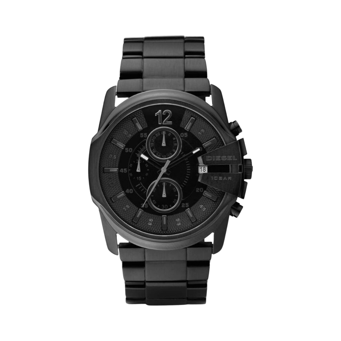 디젤 Dz4180 마스터 치프 쿼츠 아날로그 29mm 스테인리스 스틸 다크 그레이(Diesel Dz4180 Master Chief Quartz Analog 29mm Stainless Steel Dark Grey)