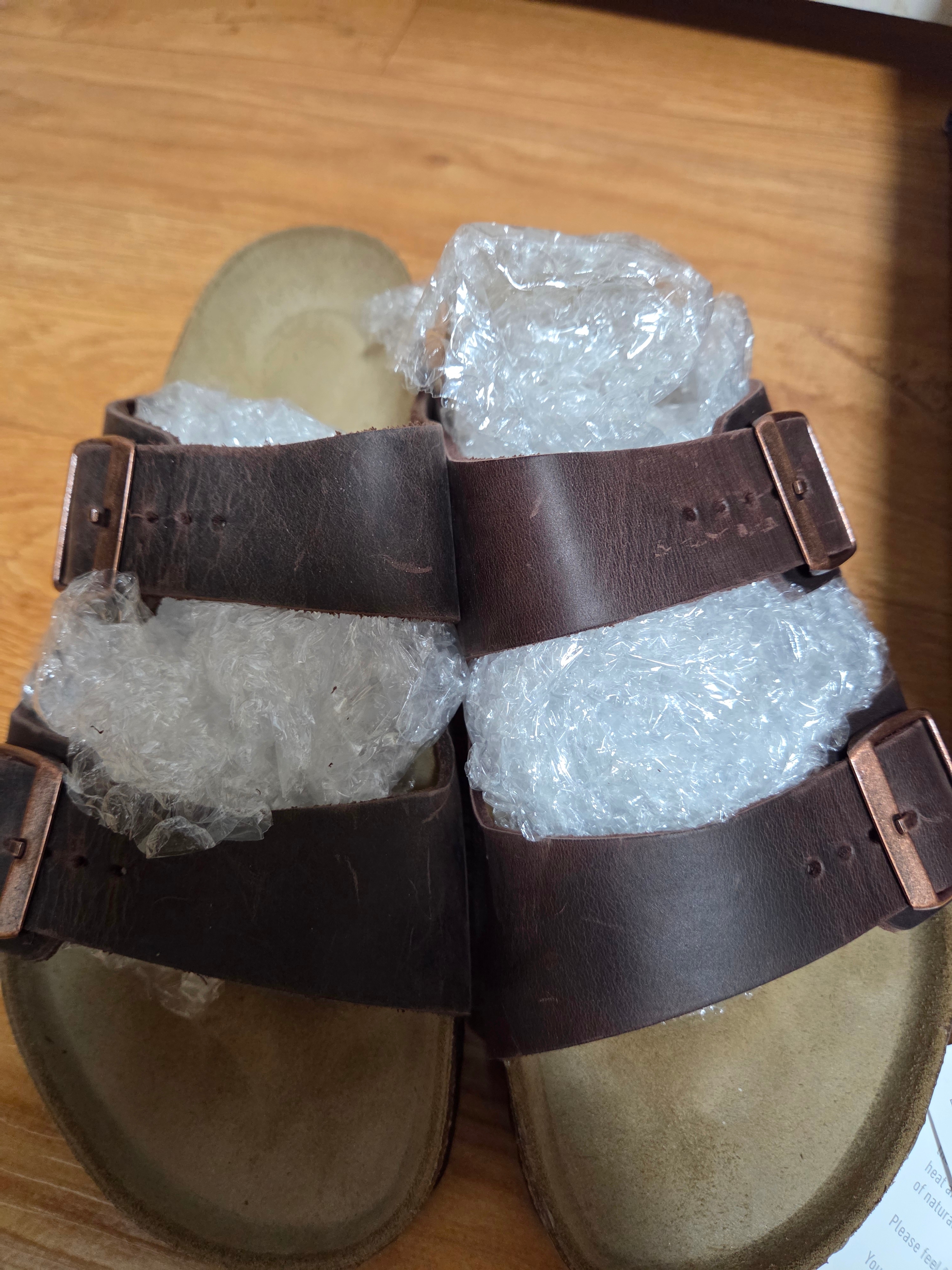 Birkenstock Arizona Oiled Leather Habana - Regular 착용 스타일 - 3