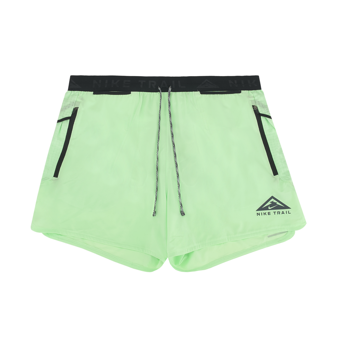 나이키 드라이핏 5인치 브리프 라인드 트레일 쇼츠 베이퍼 그린 블랙 - 아시아(Nike Dri-Fit 5 Inch Brief Lined Trail Shorts Vapour Green Black - Asia) - 1