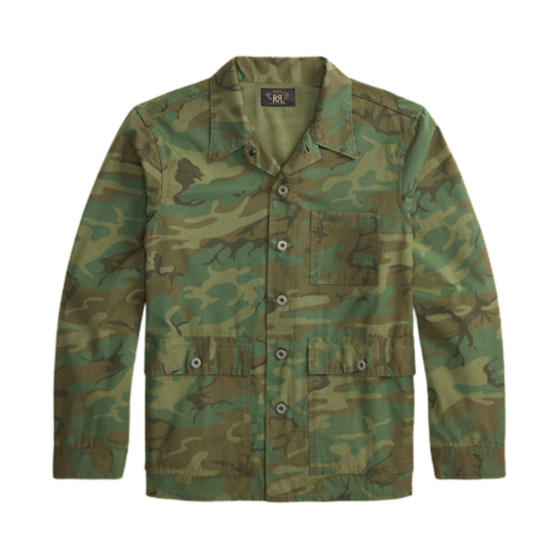 더블알엘 카모 립스탑 오버셔츠 카모(Double RL Camo Ripstop Overshirt Camo)