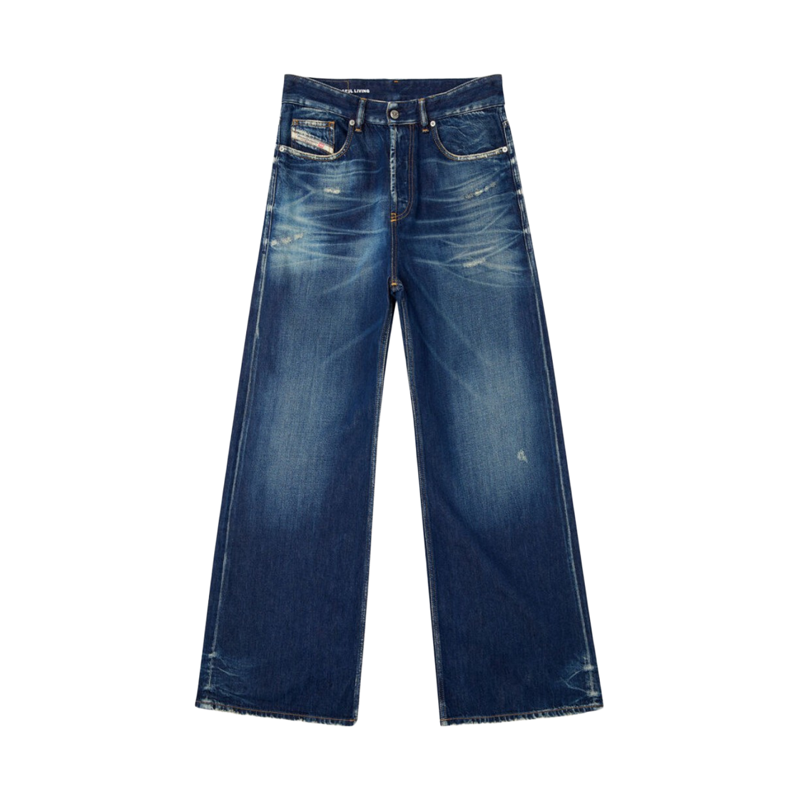 디젤 릴렉스드 D-라이즈 09M06 진 다크 블루(Diesel Relaxed D-Rise 09M06 Jeans Dark Blue)