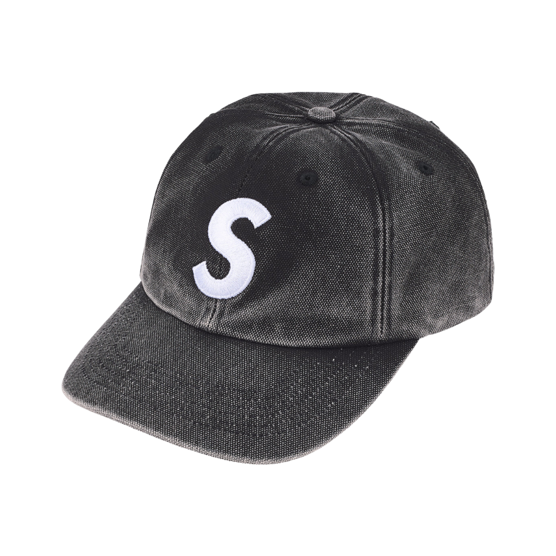 슈프림 피그먼트 코티드 S 로고 6-패널 블랙 - 26SS(Supreme Pigment Coated S Logo 6-Panel Black - 26SS)
