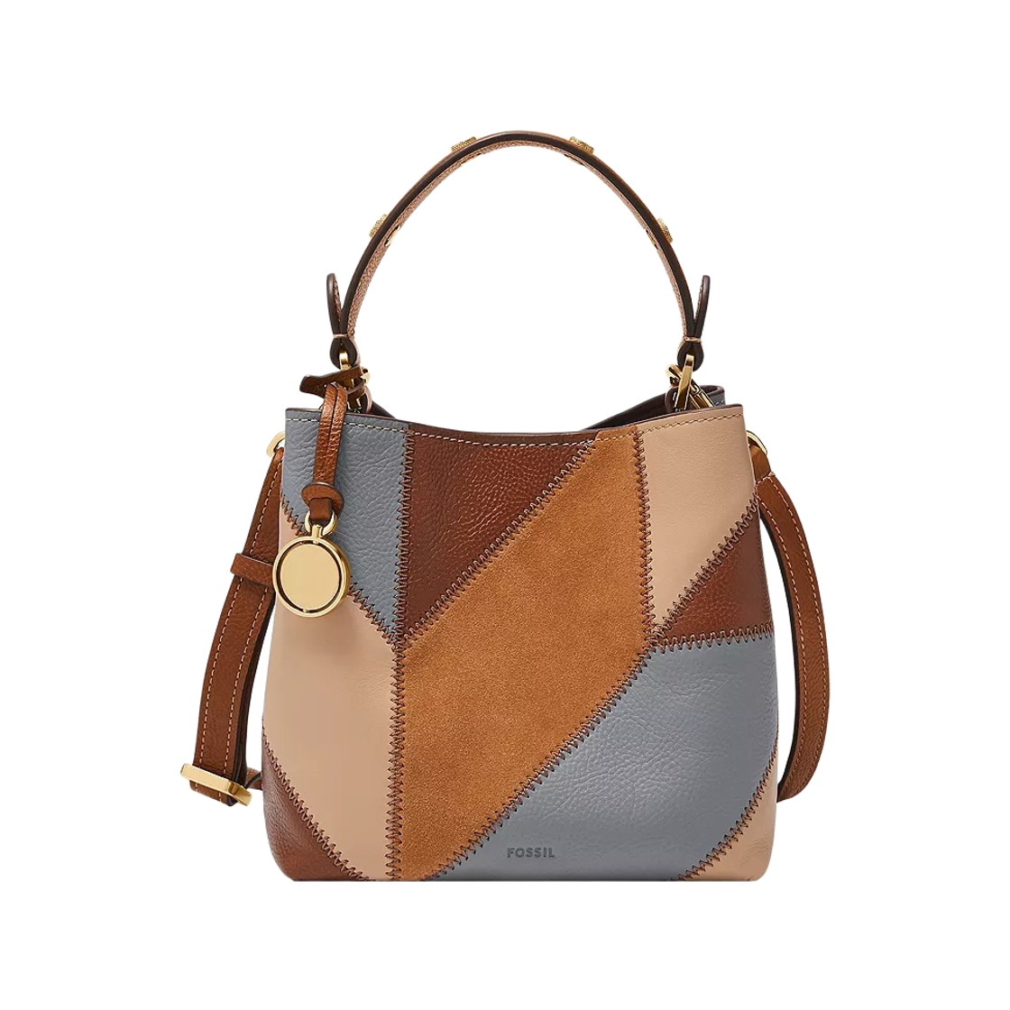파슬 제시 레더 크로스바디백 패치워크(Fossil Jessie Leather Crossbody Bag Patchwork) - 1