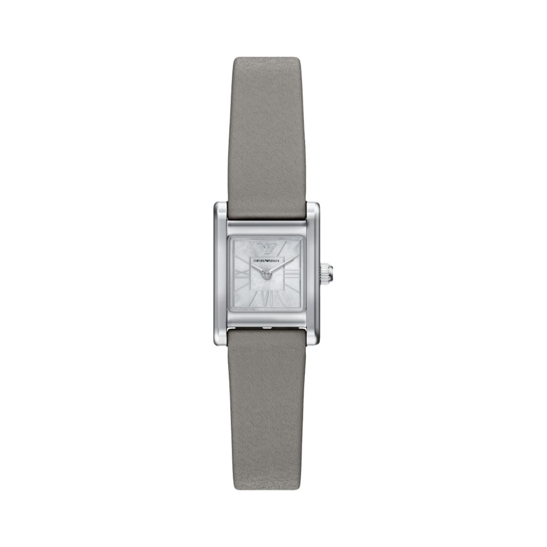 AR11764 (W) Emporio Armani Quartz Two-Hand 26mm Leather Mother of Pearl Grey