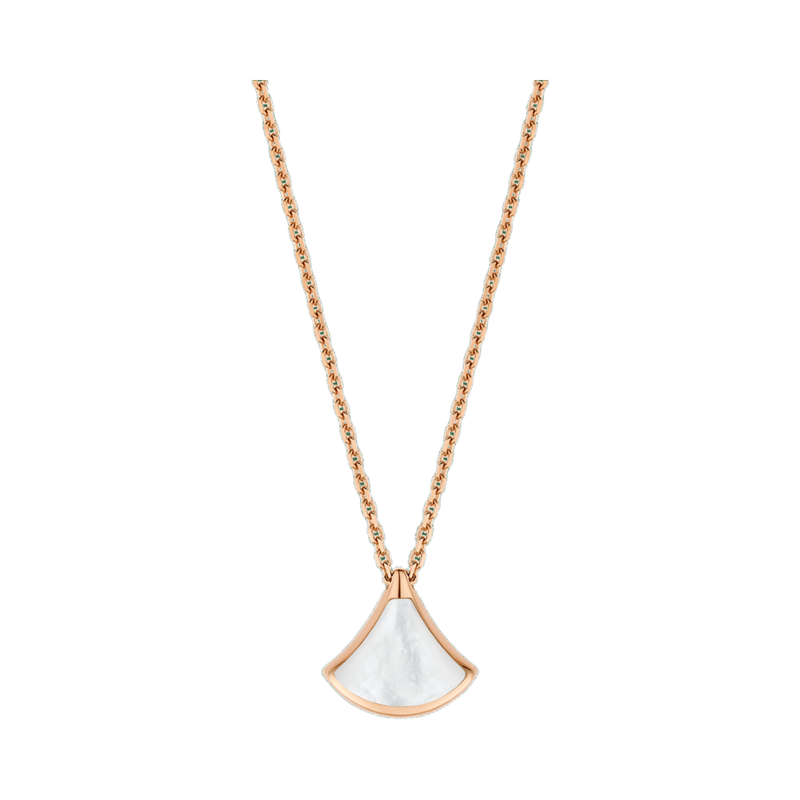 불가리 디바스 드림 미니 네클리스 로즈 골드 마더 오브 펄(Bulgari Divas Dream Mini Necklace Rose Gold Mother of Pearl)