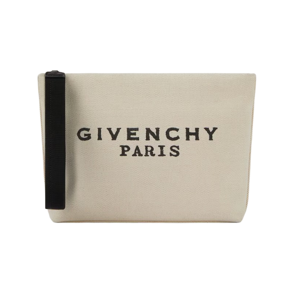 지방시 캔버스 파우치 베이지 블랙(Givenchy Canvas Pouch Beige Black)