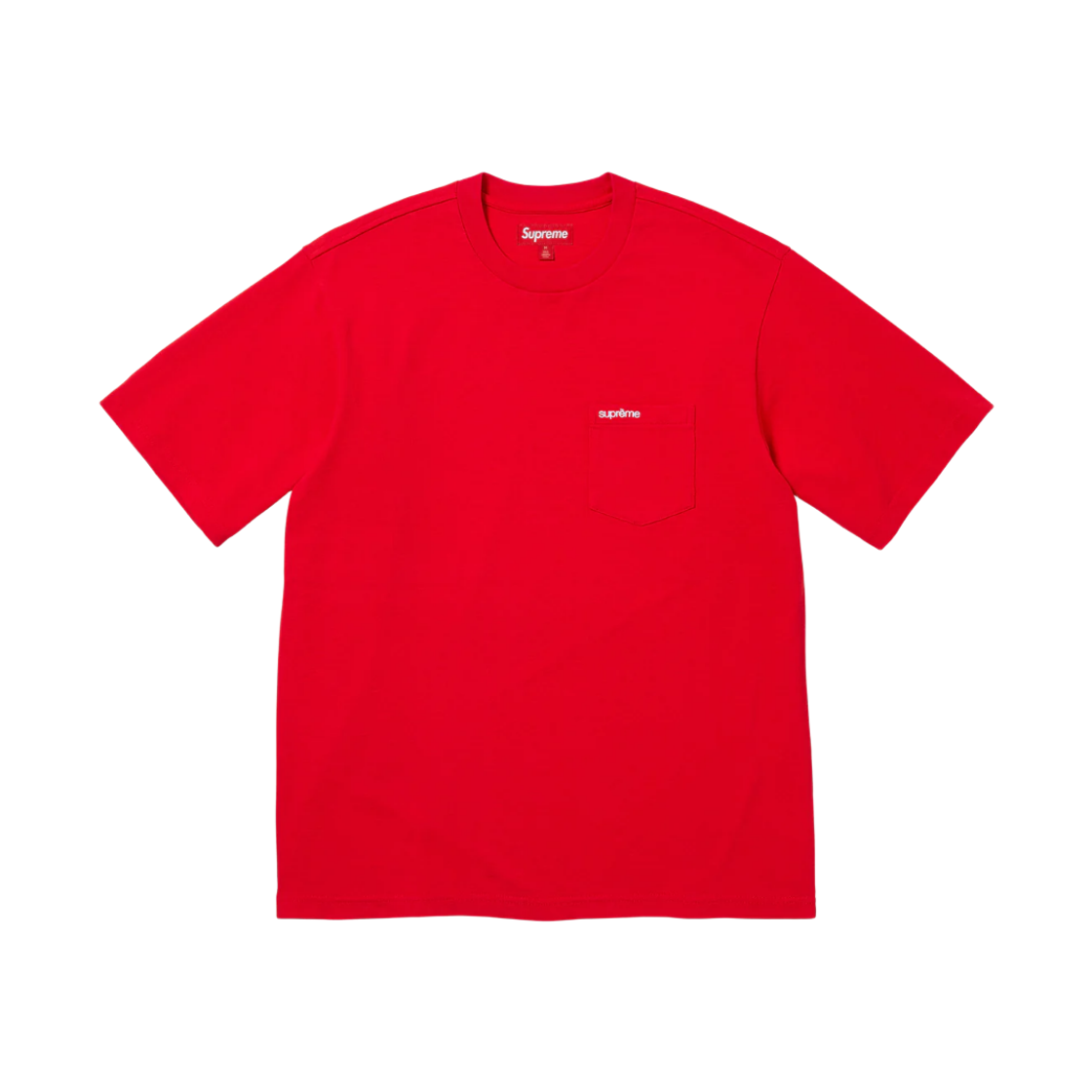 - Supreme S/S Pocket T-Shirt Red - 26SS