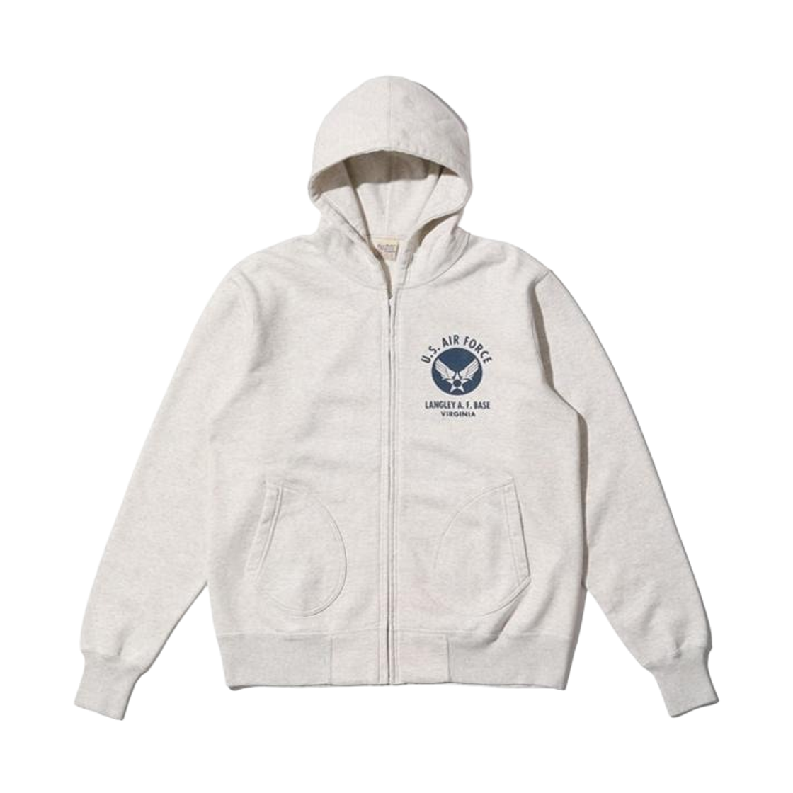 버즈 릭슨 US 에어 포스 풀 집 스웨트 파카 오트밀(Buzz Rickson's US Air Force Full Zip Sweat Parka Oatmeal) - 1