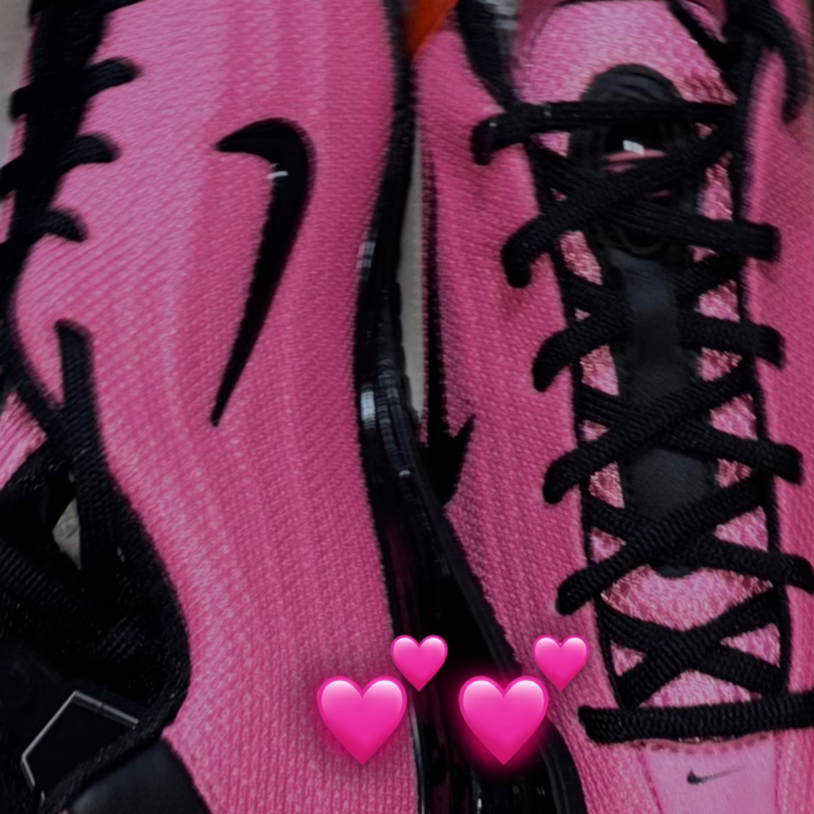 (W) Nike Shox Z Pinksicle Black 착용 스타일 - 1
