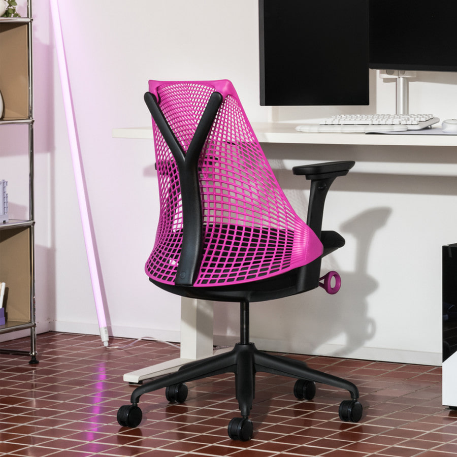 허먼 밀러 세일 게이밍 체어 화이트 백(Herman Miller Sayl Gaming Chair White back) - 5