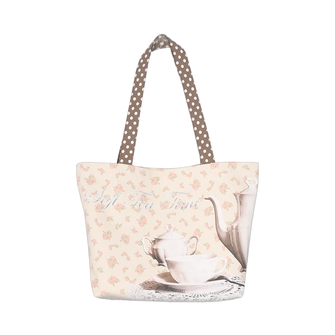 혼쿄 소프트 티 타임 토트 백(Honkyo Soft Tea Time Tote Bag)