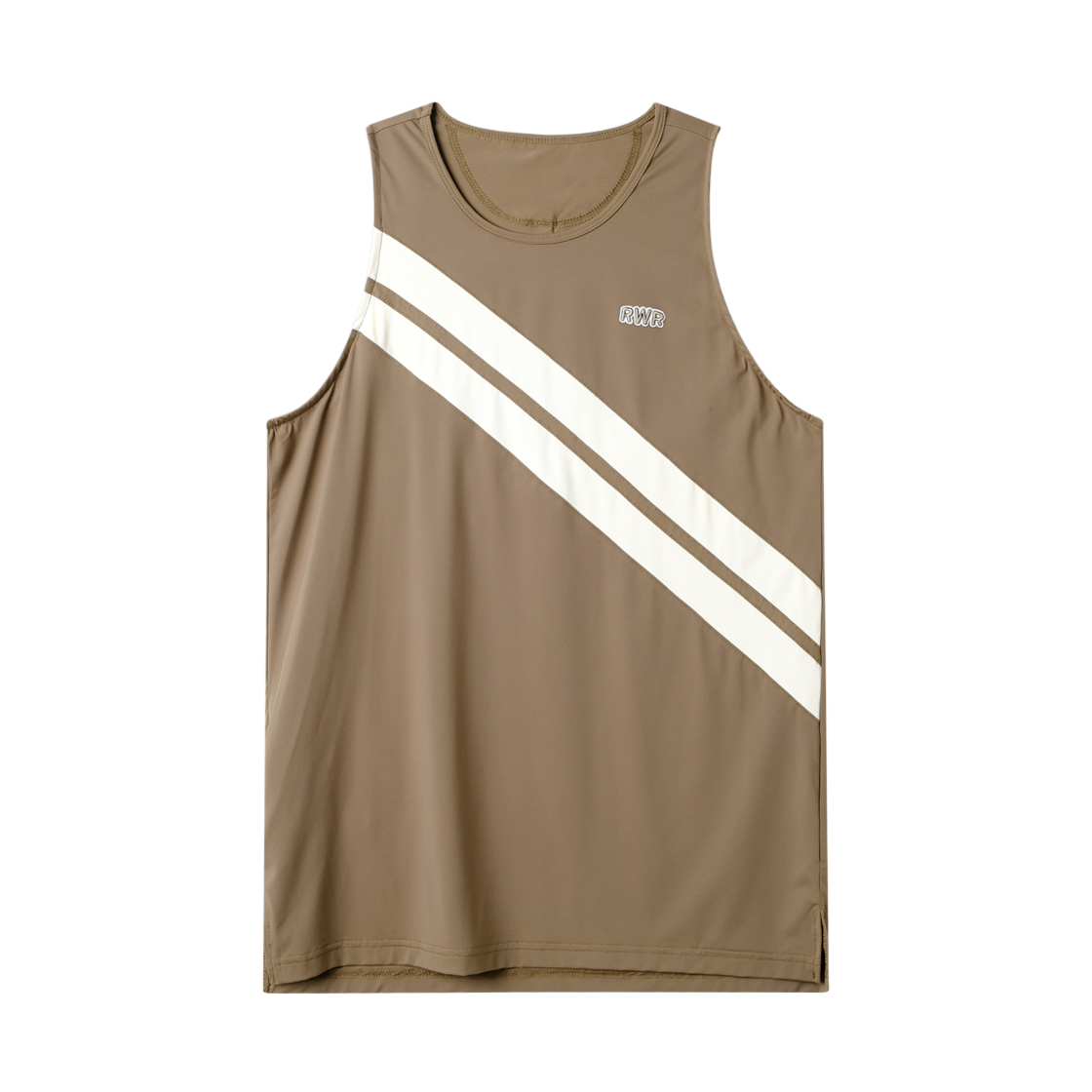[KREAM 단독] 런위더 클래식 라인 싱글렛 브라운([KREAM 단독] runwhither Classic Line Singlet Brown)