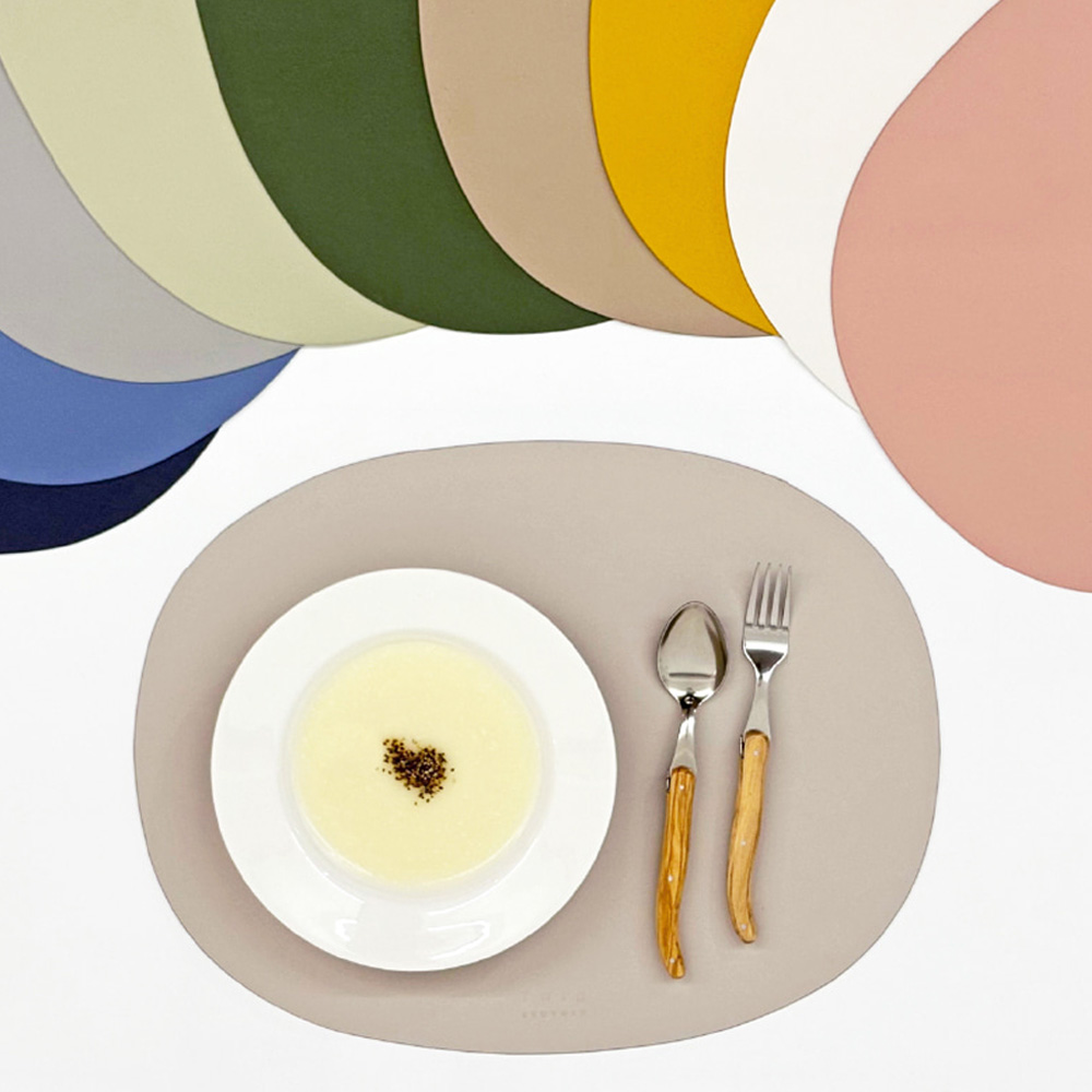 데코오발매트 그레이(Décor table mat Grey) - 2