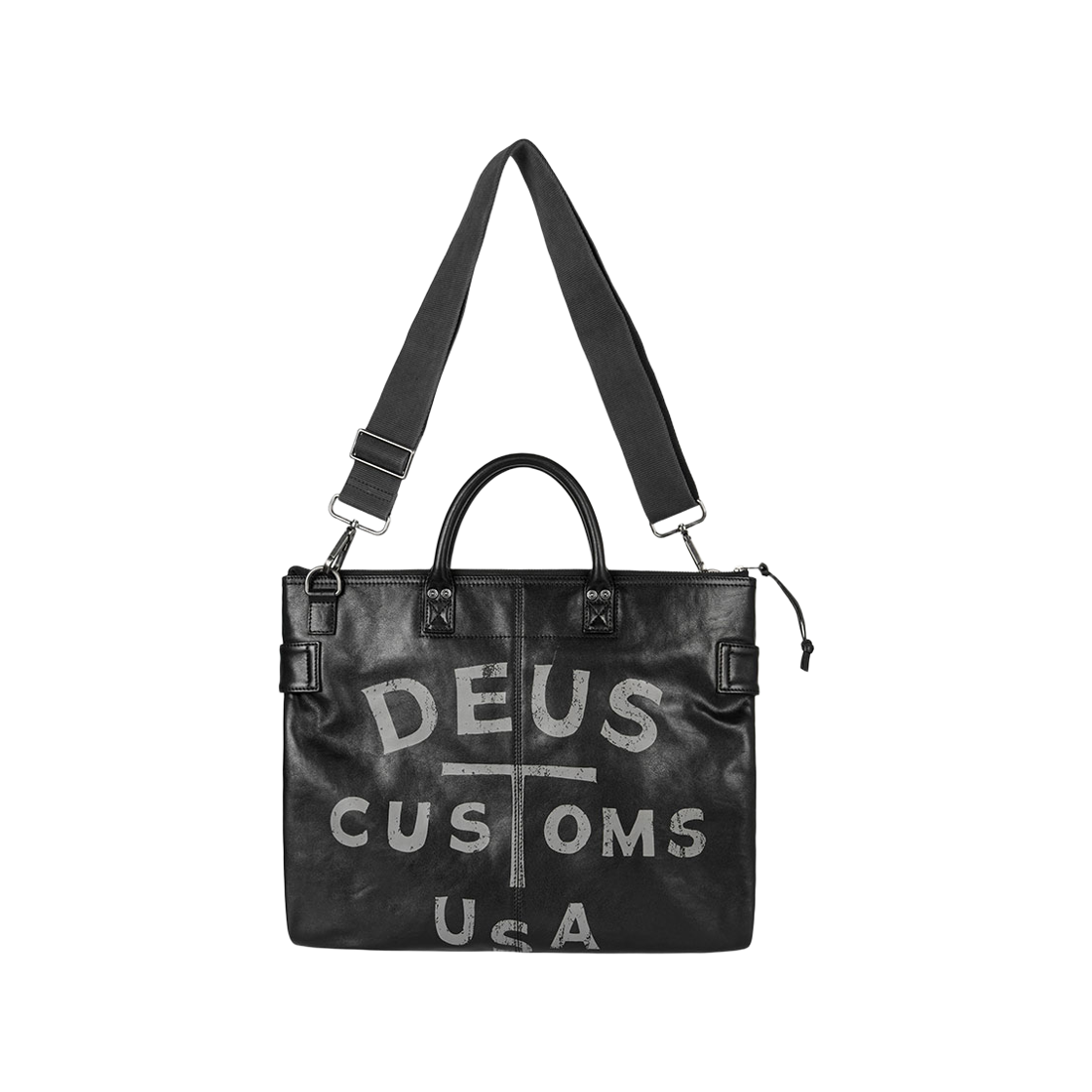 D261UBG262099 [6% 적립] Deus Ex Machina The Leather Helmet Bag Black