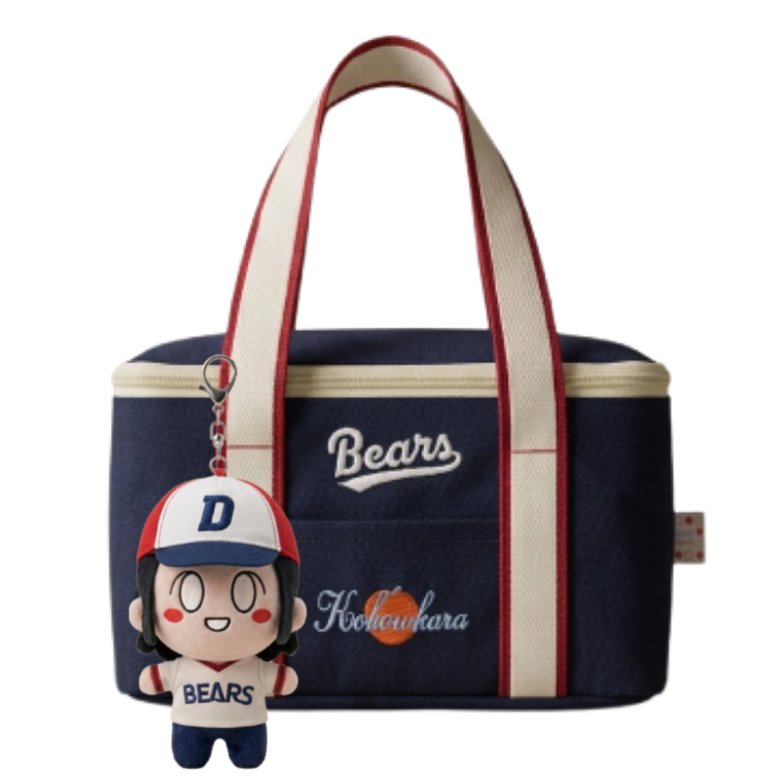 [KREAM 단독] 두산베어스x코코로카라 코코로 베어스 키링 + 코코로 베어스 보냉백([KREAM 단독] Doosan Bears x Kokorokara Kokoro Bear Keyring & Kokoro Bear Cooler Bag Set) - 1