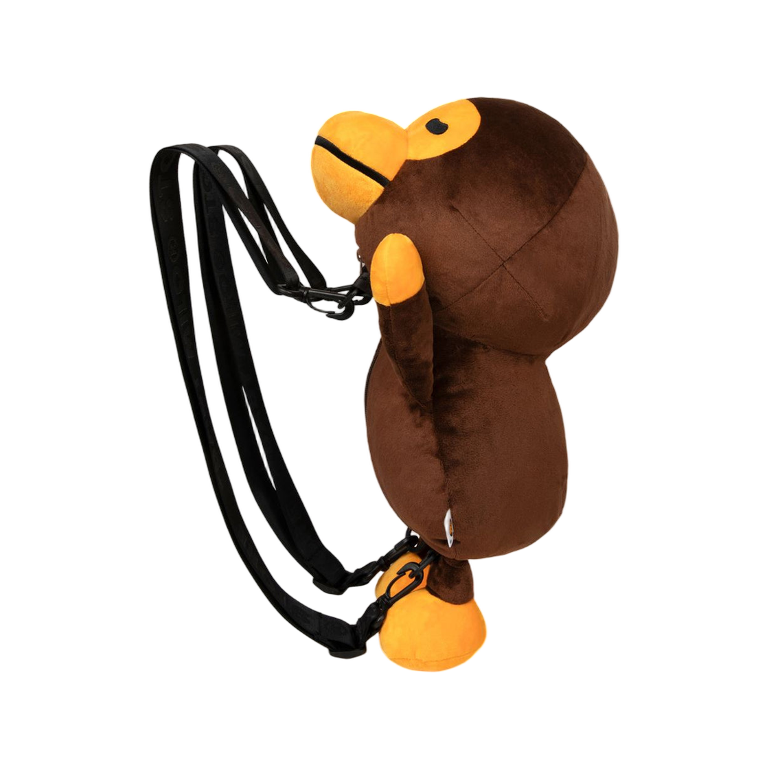 베이프 베이비 마일로 미디움 플러시 인형 백팩 #5 브라운(BAPE Baby Milo Medium Plush Doll Backpack #5 Brown) - 2