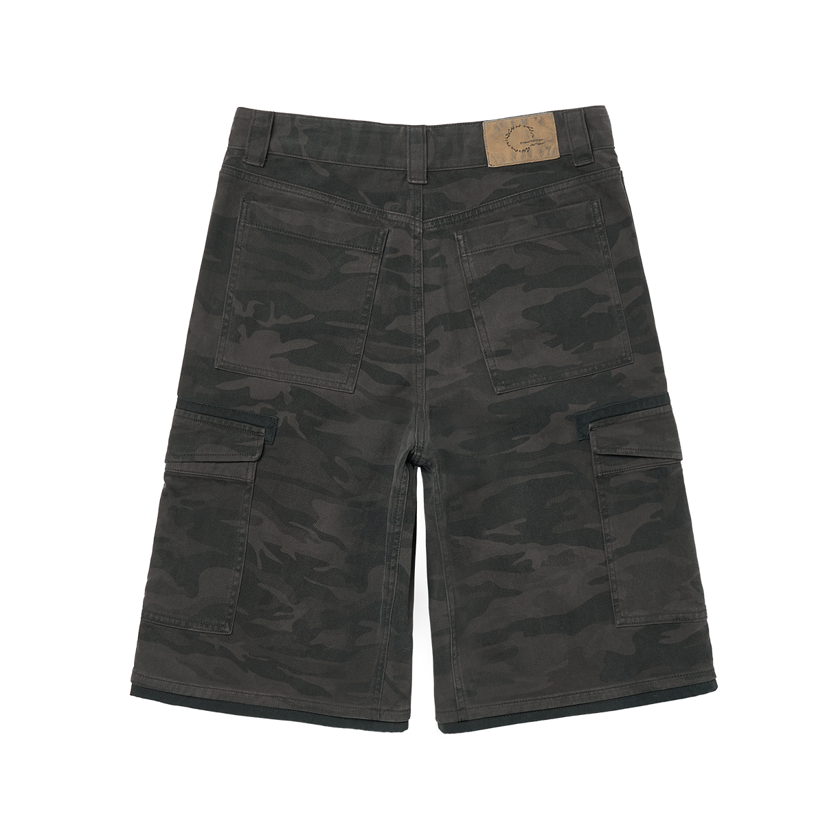 조우 카모 필드 카모 쇼츠 워시드 그레이(CHOWOO Camo Field Cargo Shorts Washed Gray) - 2