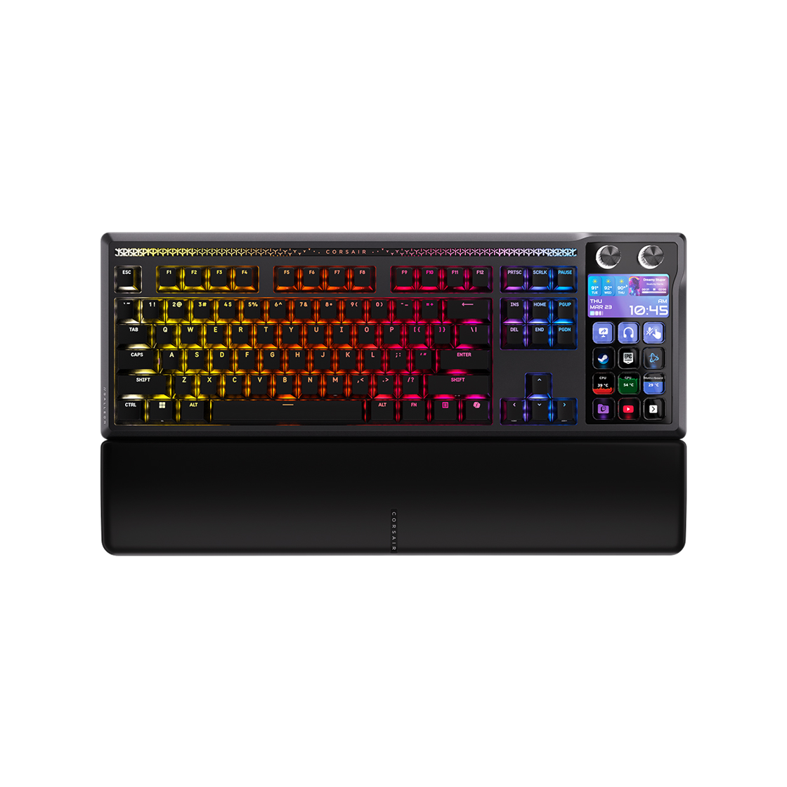 커세어 갤리온 100 SD 핫스왑 스트림덱 LCD 게이밍 기계식 키보드(Corsair GALLEON 100 SD Stream Deck) - 1