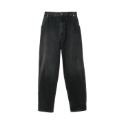 Zara x Willy Chavarria High Rise Barrel Fit Jeans Black