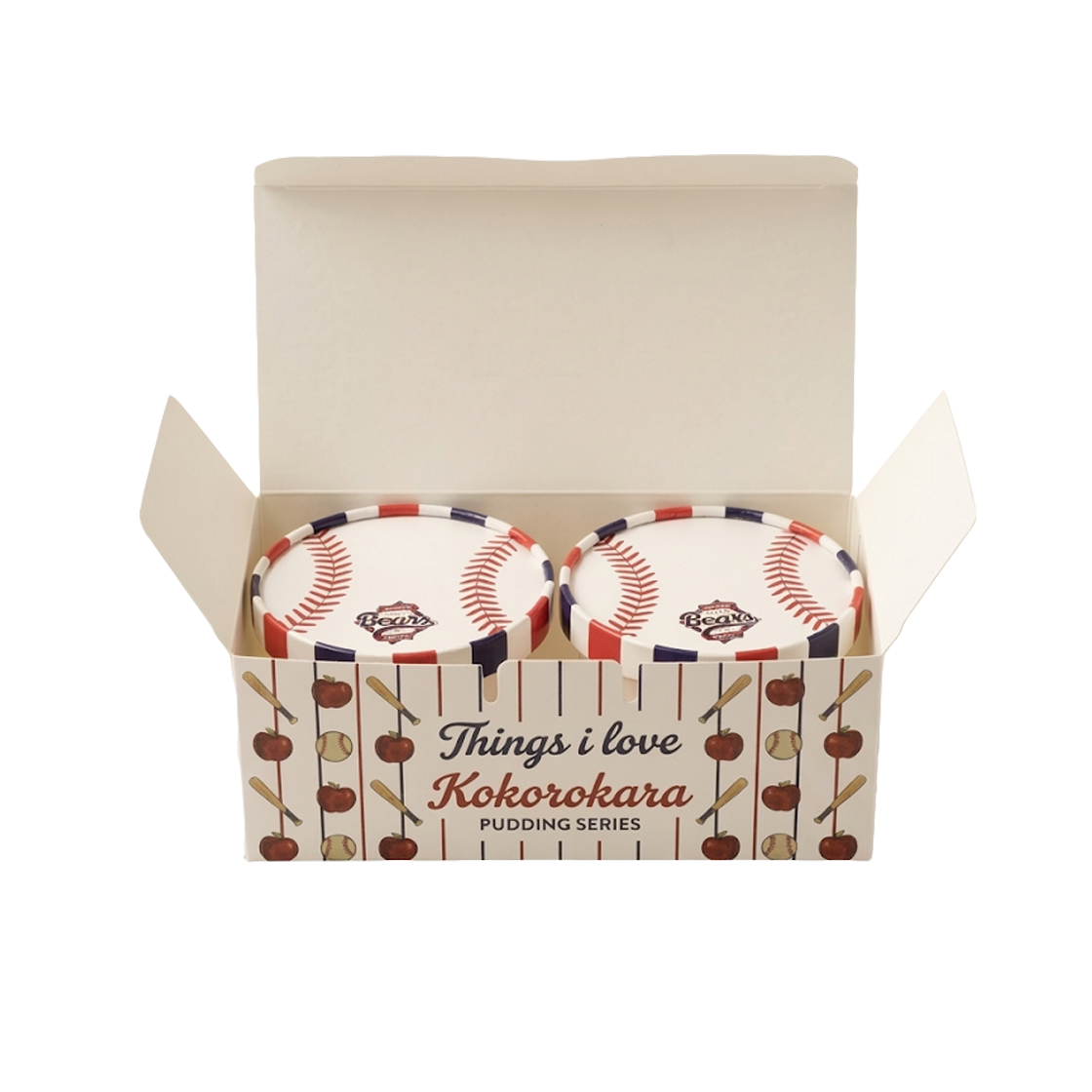 [KREAM 단독] 두산베어스x코코로카라 허슬 푸딩 2종 + 코코로 베어스 키링 + 코코로 베어스 보냉백 세트([KREAM 단독] Doosan Bears x Kokorokara Hustle Pudding 2pcs & Kokoro Bear Keyring & Cooler Bag Full Set) - 3