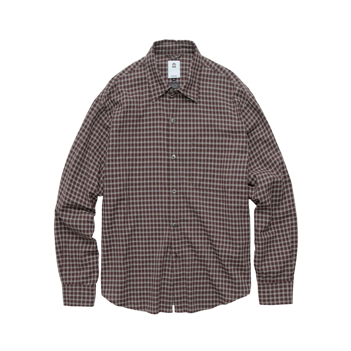 폴리테루 루즈드 체크 셔츠 (재패니즈 패브릭) 레드(Polyteru Loosed Check Shirts (Japanese Fabric) Red) - 1