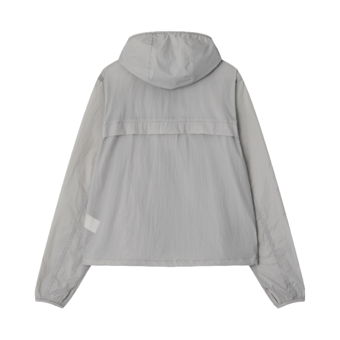 썬릿 셔링 후디드 윈드 브레이커 라이트 그레이(SUNLIT Shirring Hooded Wind Breaker Light Gray) - 2