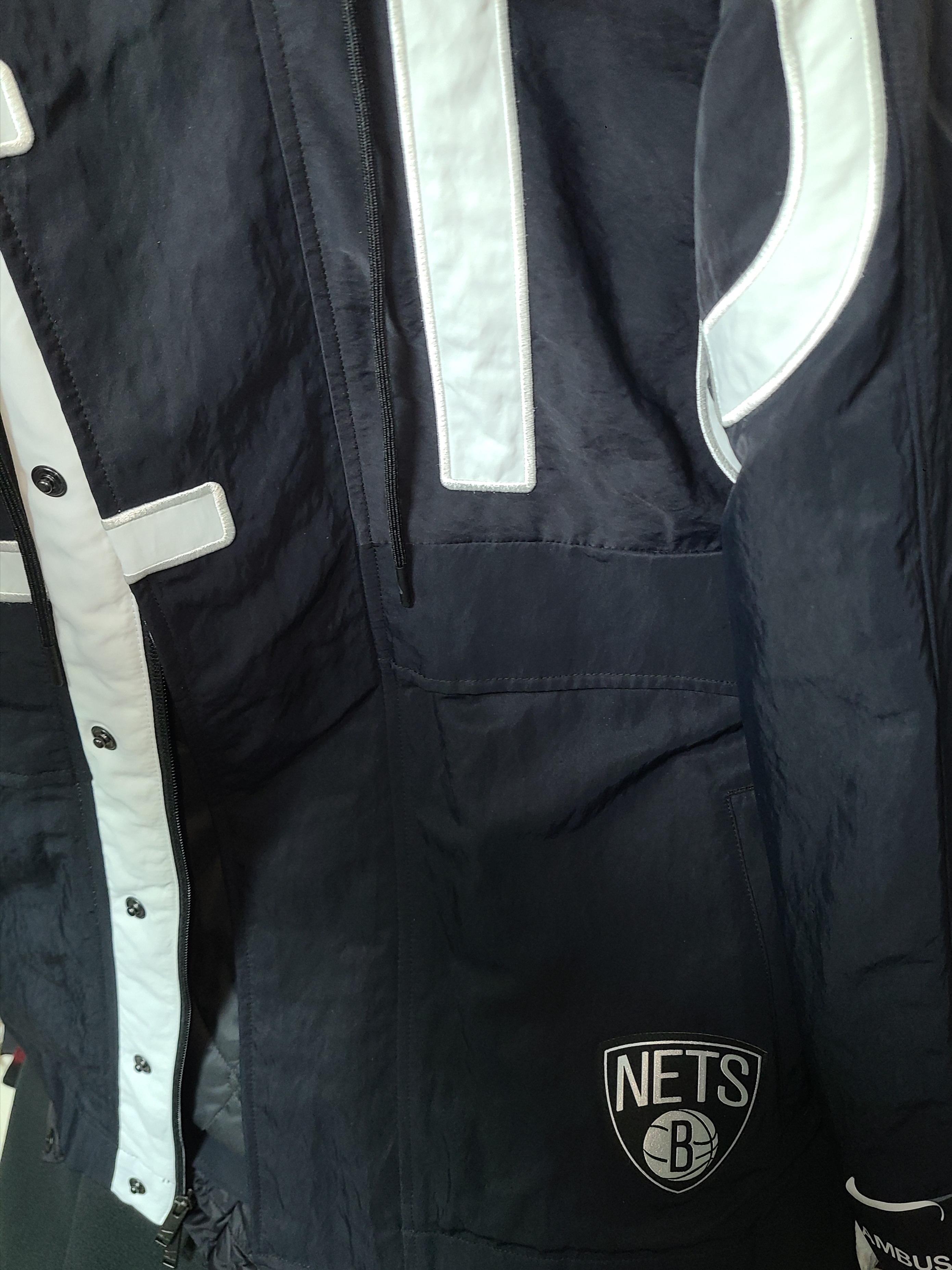 (W) Nike x Ambush NBA Collection Nets Jacket - US/EU 착용 스타일 - 1