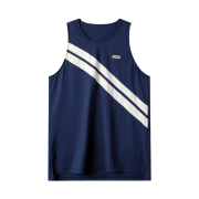 [KREAM 단독] runwhither Classic Line Singlet Navy