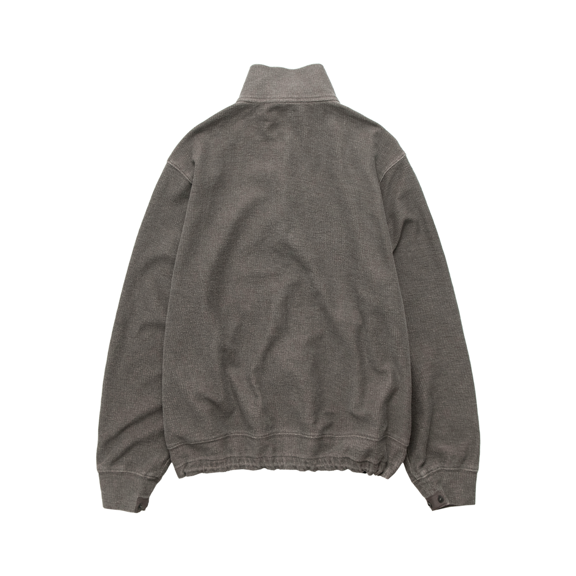 폴리테루 루즈드 집 업 자켓 카키 베이지(Polyteru Loosed Zip Up Jacket Khaki Beige) - 2