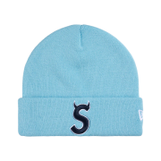 Supreme New Era Devil S Logo Beanie Light Blue - 26SS