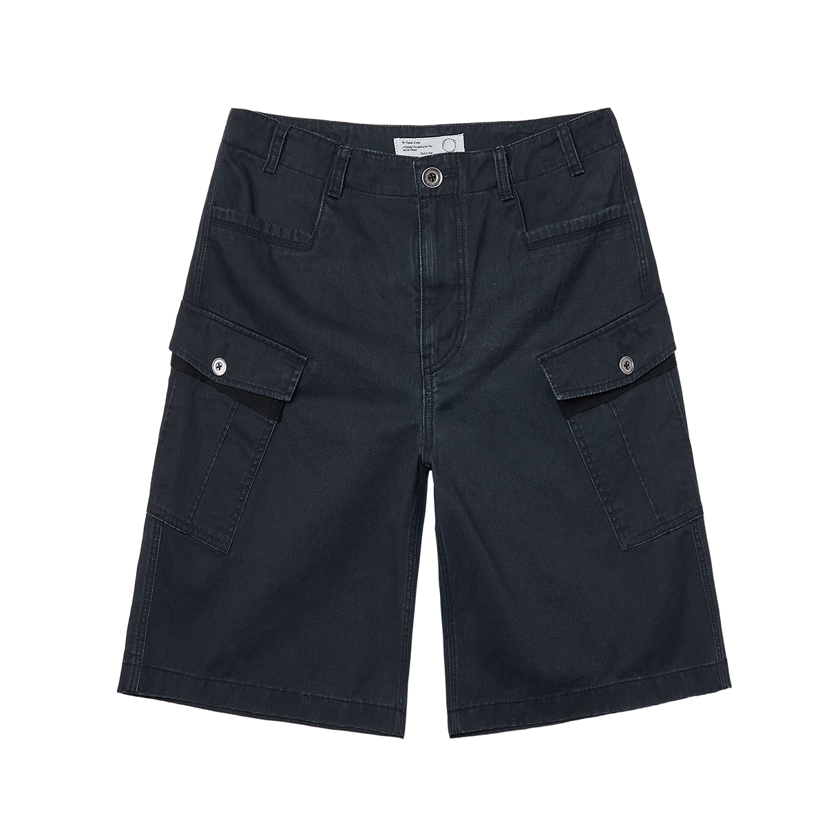 조우 몽키 포켓 카고 쇼츠 워시드 네이비(CHOWOO Monkey Pockets Cargo Shorts Washed Navy) - 1