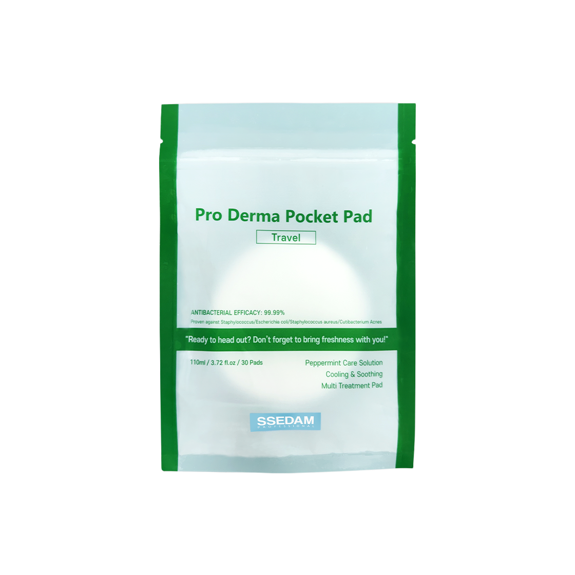 쎄담 프로 더마 포켓 패드 무알콜 균세안 (30매)(SSEDAM Pro Derma Pocket Pad)
