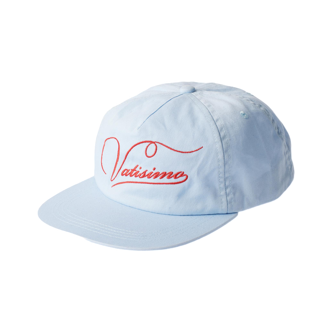 자라 x 윌리 차바리아 자수 플랫 피크 캡 스카이 블루(Zara x Willy Chavarria Embroidered Flat Peak Cap Sky Blue)