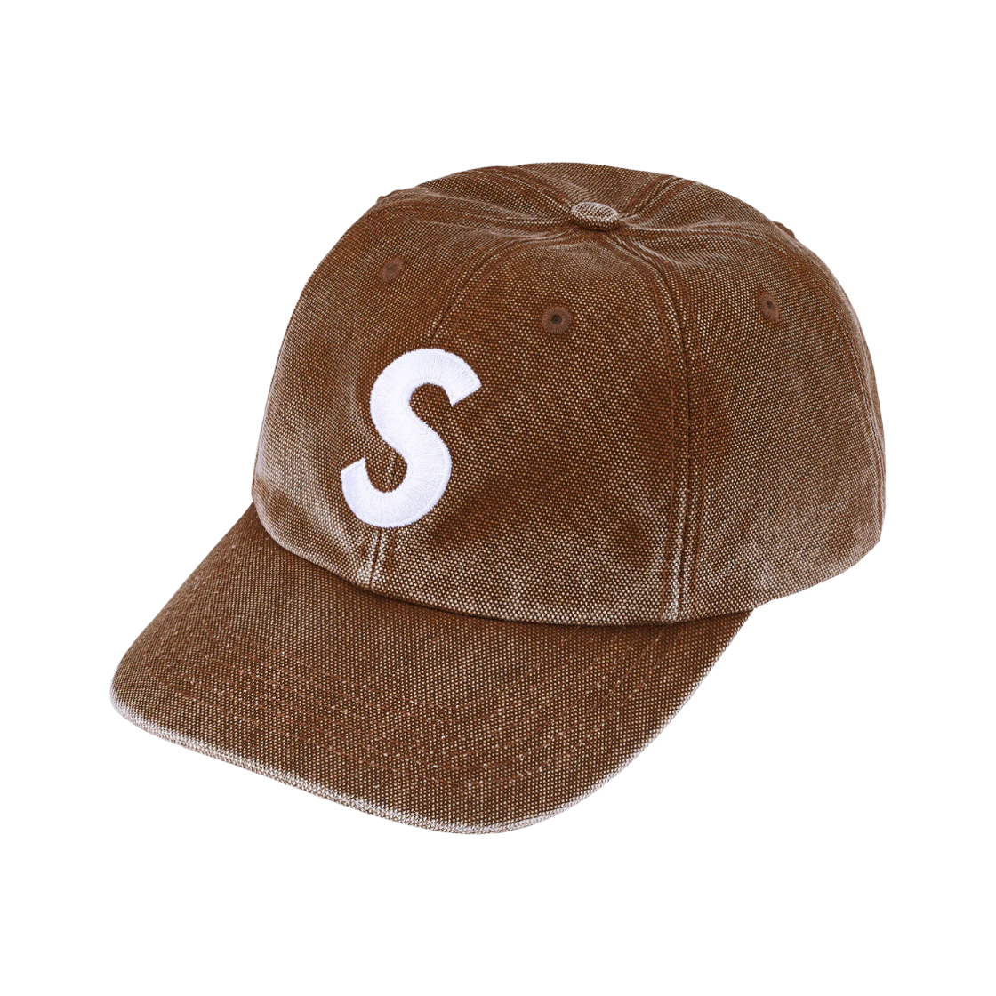 슈프림 피그먼트 코티드 S 로고 6-패널 브라운 - 26SS(Supreme Pigment Coated S Logo 6-Panel Brown - 26SS) - 1