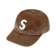 Supreme Pigment Coated S Logo 6-Panel Brown - 26SS
