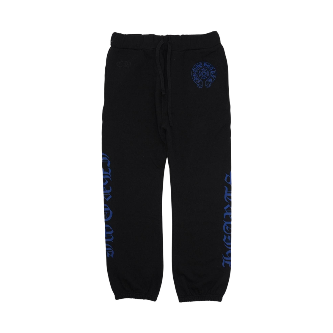 크롬하츠 홀스슈 로고 스웨트팬츠 블랙 블루(Chrome Hearts Horseshoe Logo Sweatpant Black Blue)