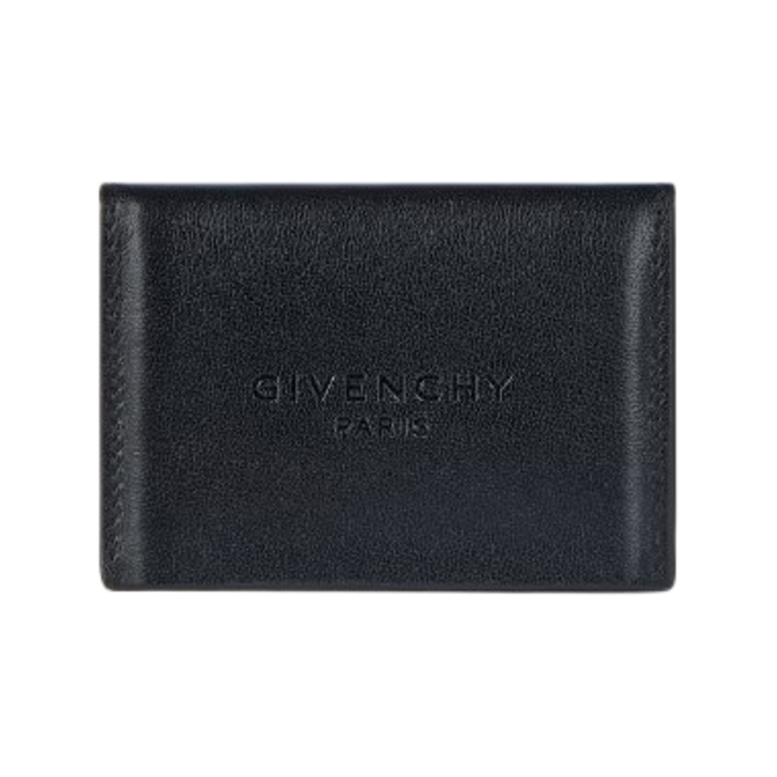 지방시 레더 안티고나 스탬프 플랩 카드 홀더 블랙(Givenchy Leather Antigona Stamped Flap Card Holder Black) - 1