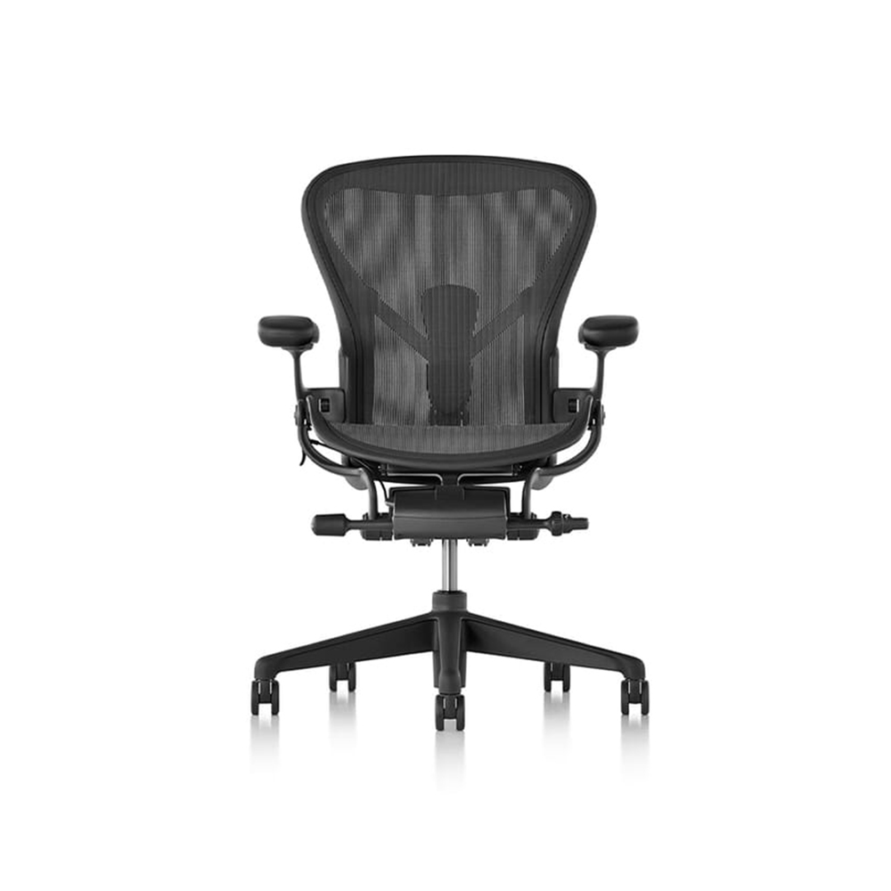 허먼 밀러 뉴 에어론 체어 풀 옵션 그라파이트(Herman Miller New Aeron Chair Full Option Graphite)