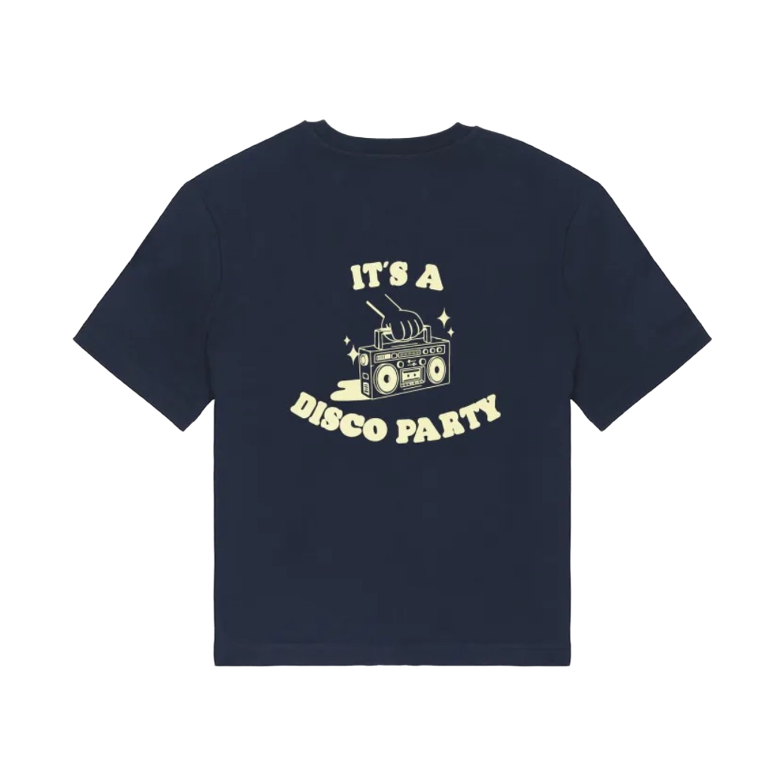 COHGS-M26530-IAK A.P.C. Boxy Disco T-Shirt Dark Navy