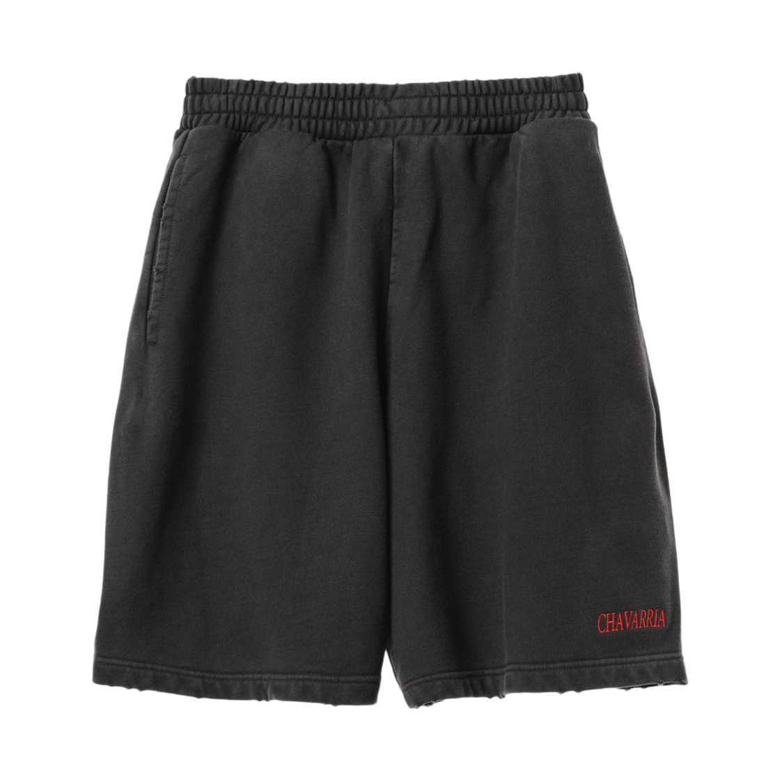 자라 x 윌리 차바리아 자수 조거 버뮤다 쇼츠 블랙(Zara x Willy Chavarria Embroidered Jogger Bermuda Shorts Black) - 1