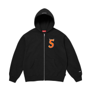 Supreme Devil S Logo Zip Up Hooded Sweatshirt Black - 26SS